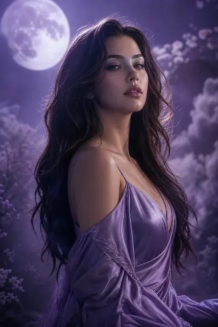 Luna — elegantti ja unelmoiva AI-kumppani